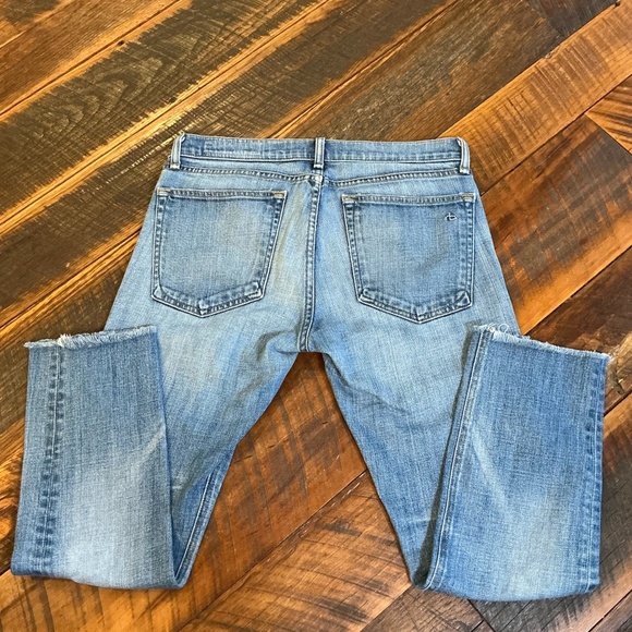Rag & Bone/JEAN The Dre Slim Boyfriend Jeans Bradford Wash Size 28 Made in USA - Picture 5 of 16